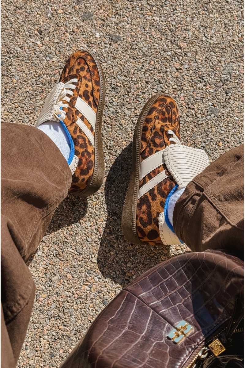 igdandco LEOPAR MARRON BASKETS FEMME 2
