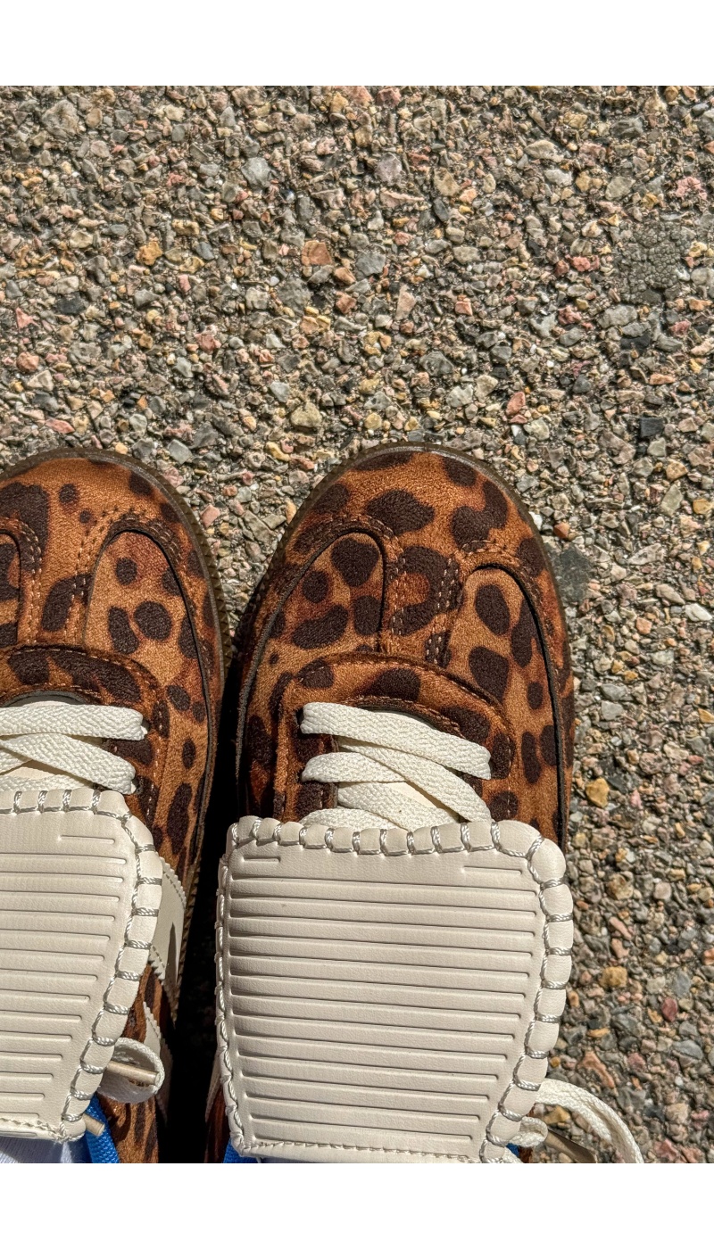 Baskets Femme Imprimé Léopard