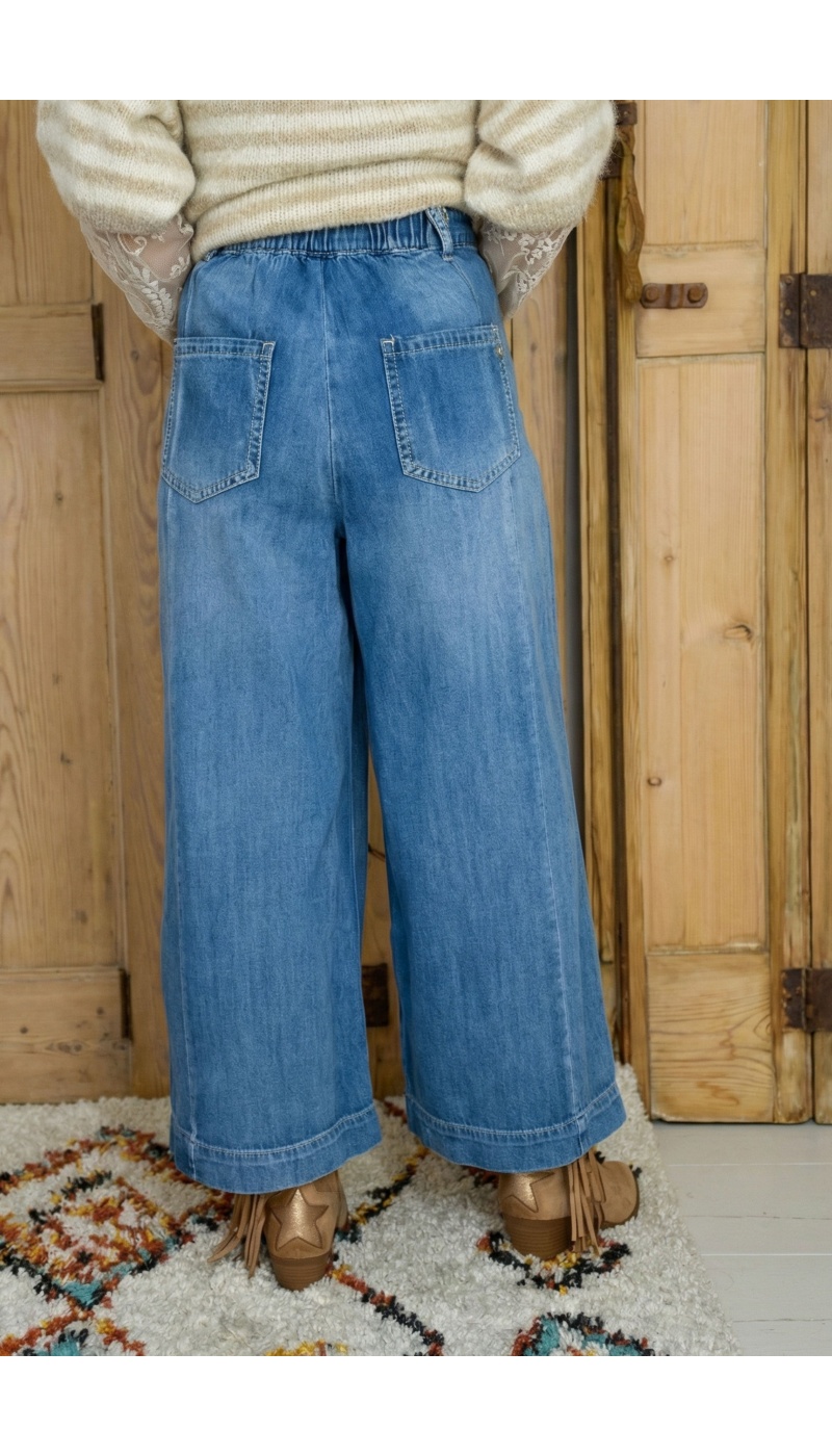 new2000 BRODE BLEU JEANS FEMME