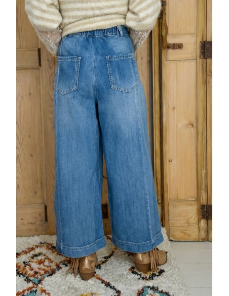new2000 BRODE BLEU JEANS FEMME