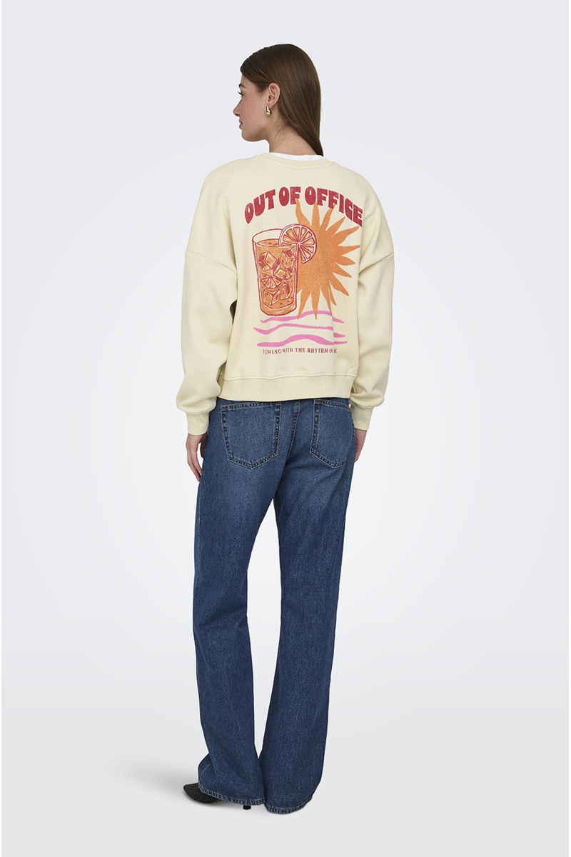 Sweat Ecru ONLLINY 2