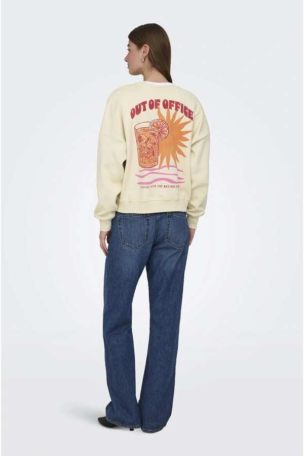 Sweat Ecru ONLLINY ONLY - 1 | HAUTS 2