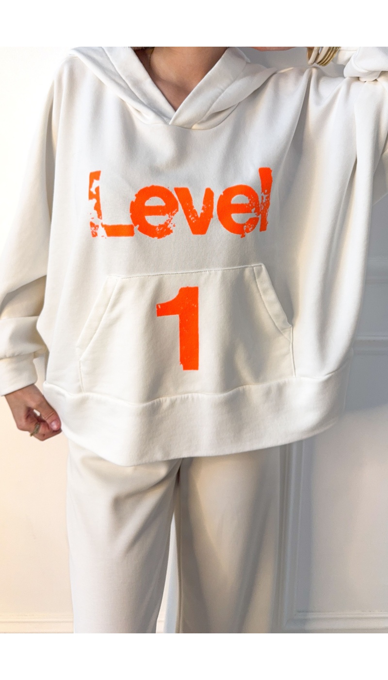 Sweat Ecru Level Banditas BIRCH