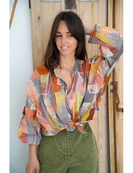Chemisier Saumon Banditas CAMERON