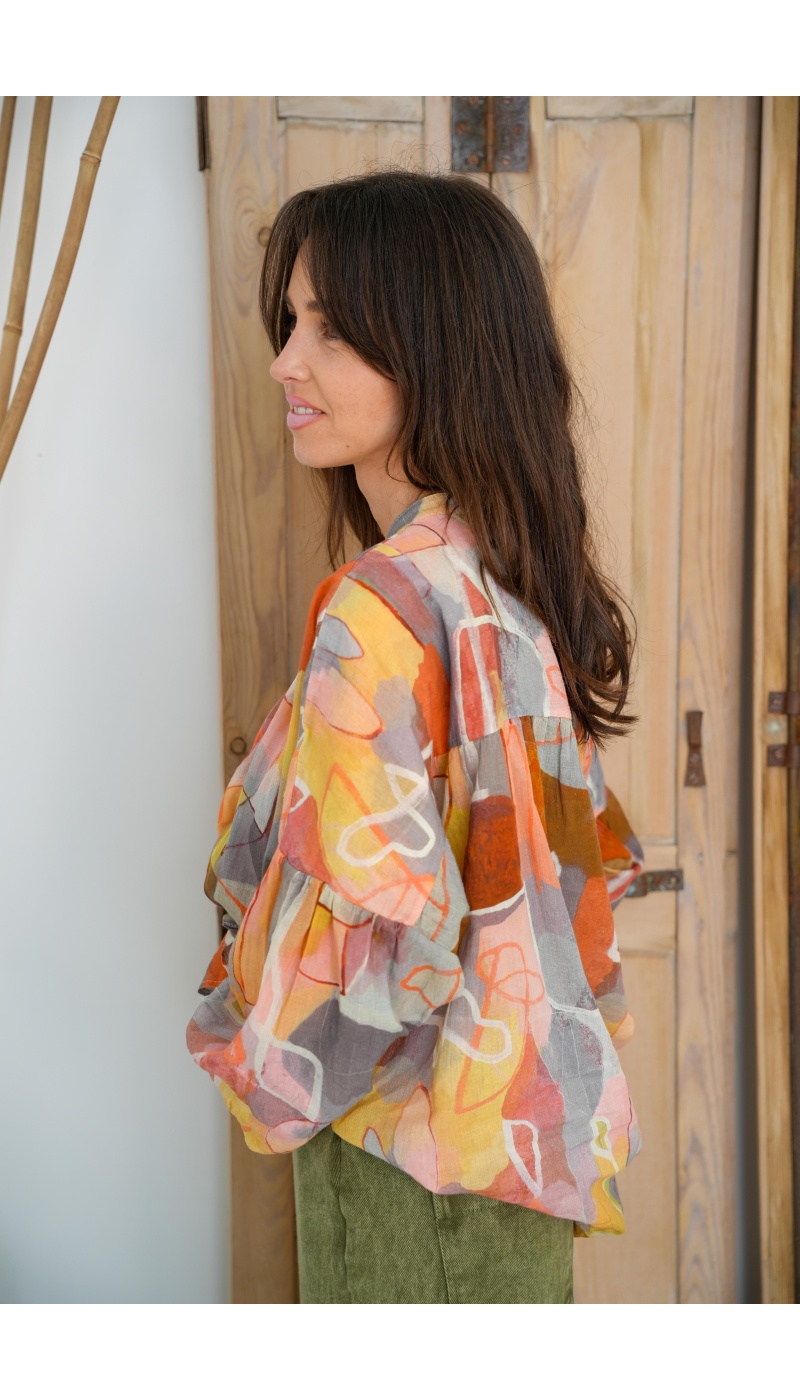 Chemisier Saumon Banditas CAMERON