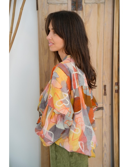 Chemisier Saumon Banditas CAMERON