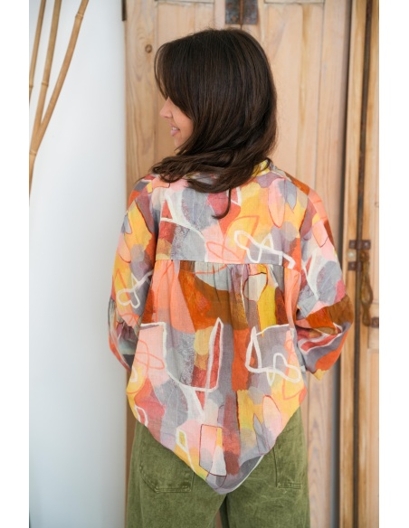 Chemisier Saumon Banditas CAMERON