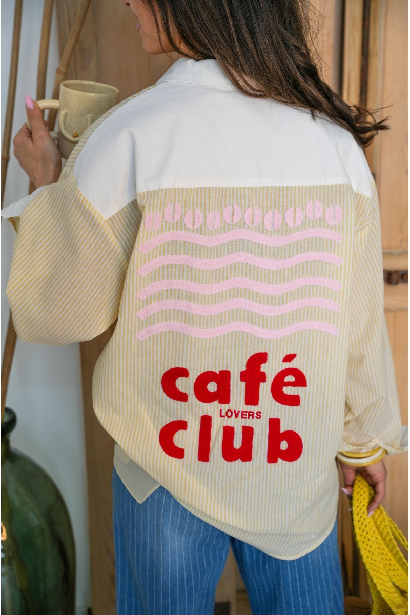 musy muse RAYE JAUNE CHEMISIER