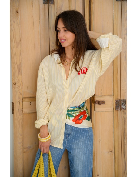 musy muse RAYE JAUNE CHEMISIER