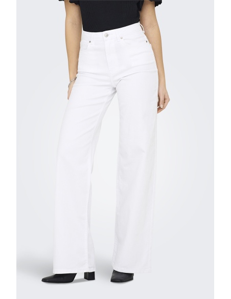 Jean Wide White ONLMADISON Longueur 30