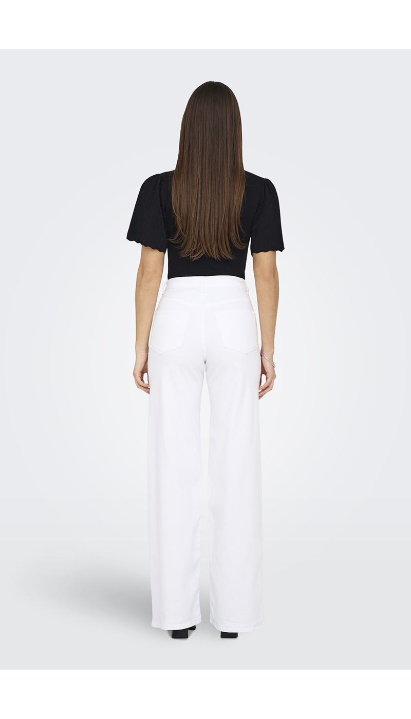 Jean Wide White ONLMADISON Longueur 32