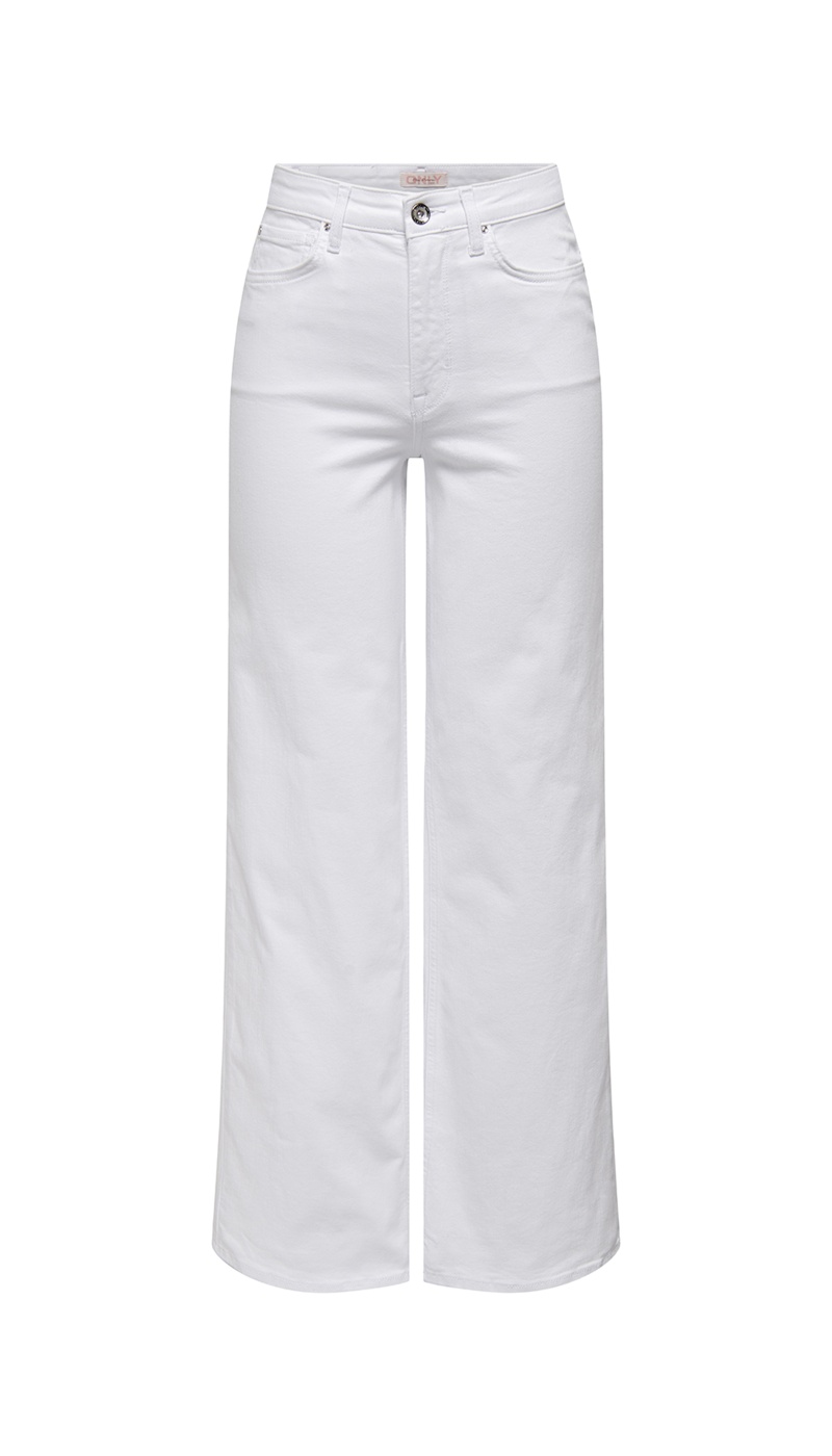 Jean Wide White ONLMADISON Longueur 30