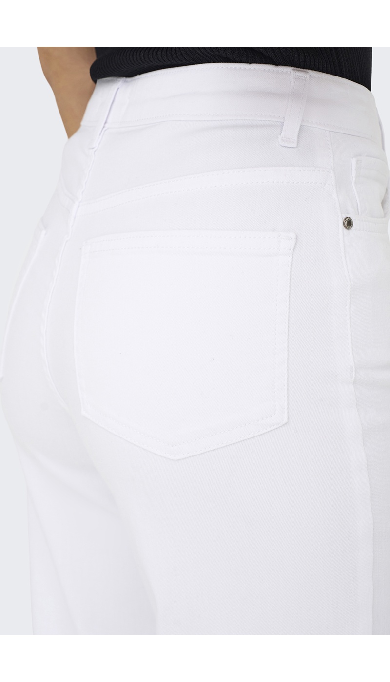 Jean Wide White ONLMADISON Longueur 30
