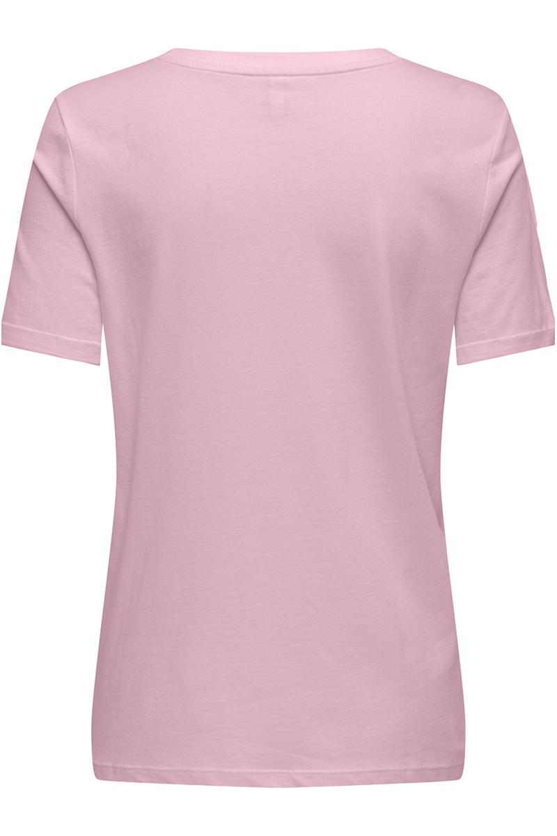 T-shirt Coeur Romance Rose ONLUMA 2