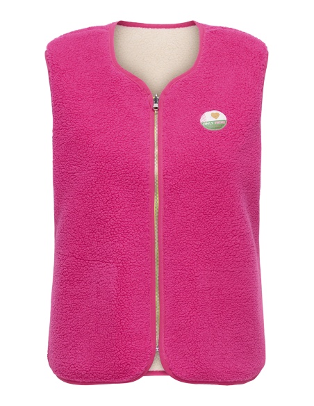 Gilet Réversible Pink Yarrow ONLBABY