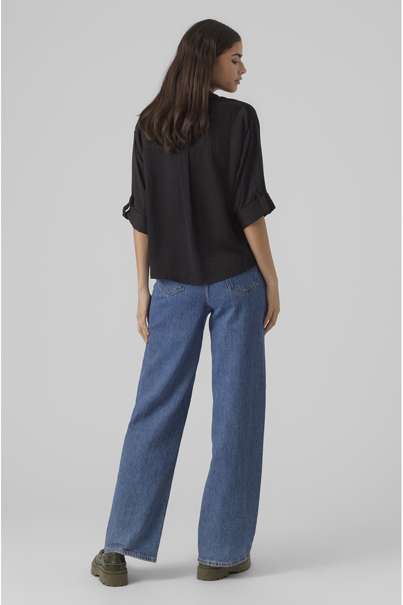 VERO MODA  BLACK CHEMISES ML 2