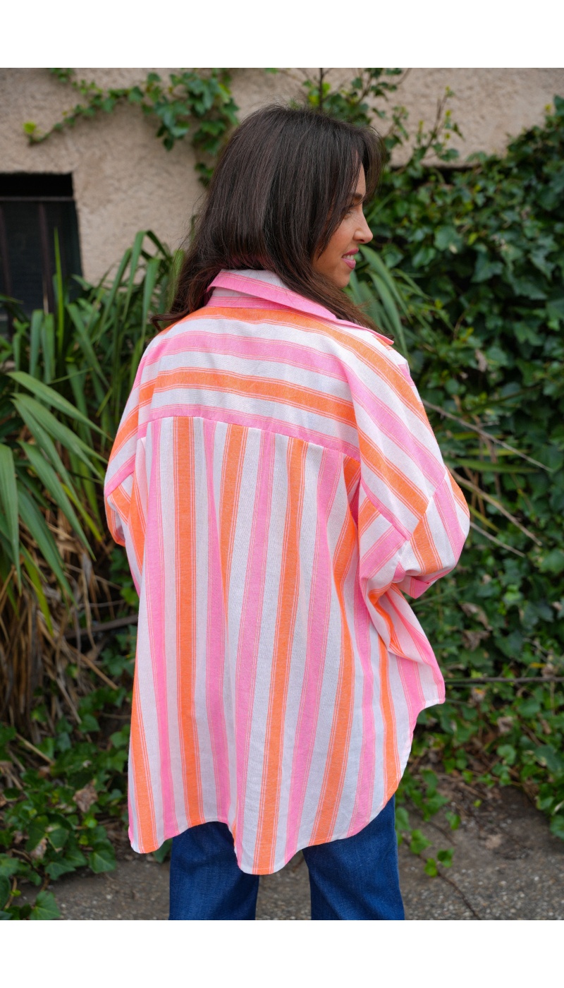 Chemisier Rayé Coeur CORY