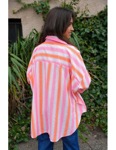 Chemisier Rayé Coeur CORY