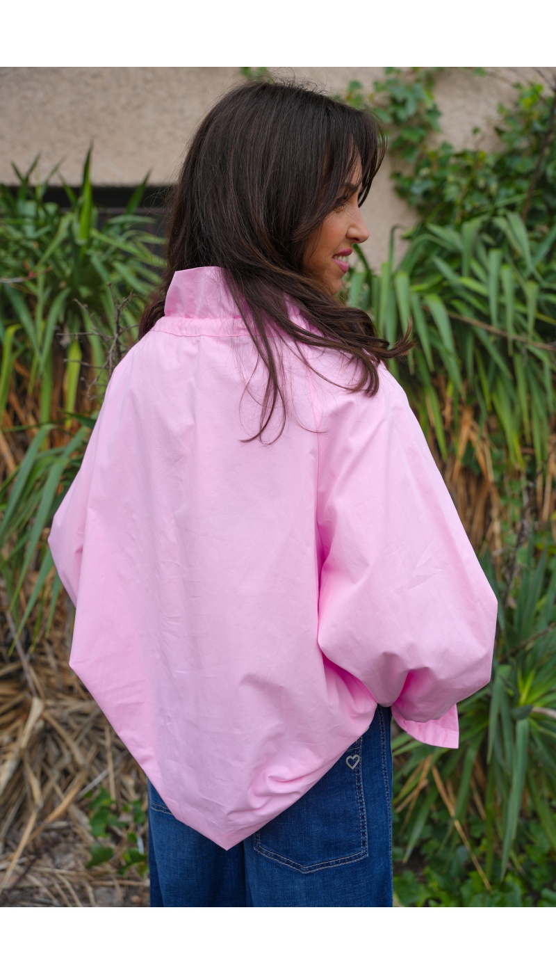 Blouse Froncée Rose ELODIE