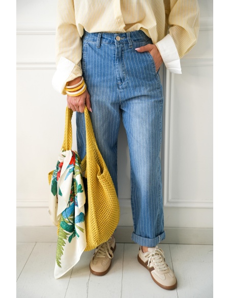 Sac Crochet Jaune ISABEL