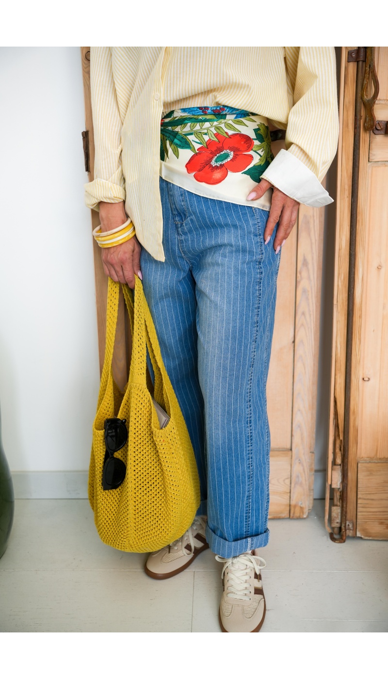 Sac Crochet Jaune ISABEL