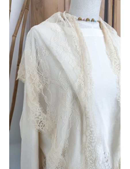 w.studio DENTEL ECRU FOULARD