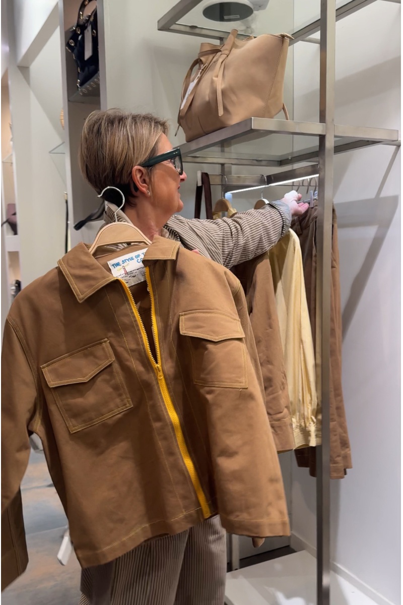 Veste Jaune Marron AMBRE