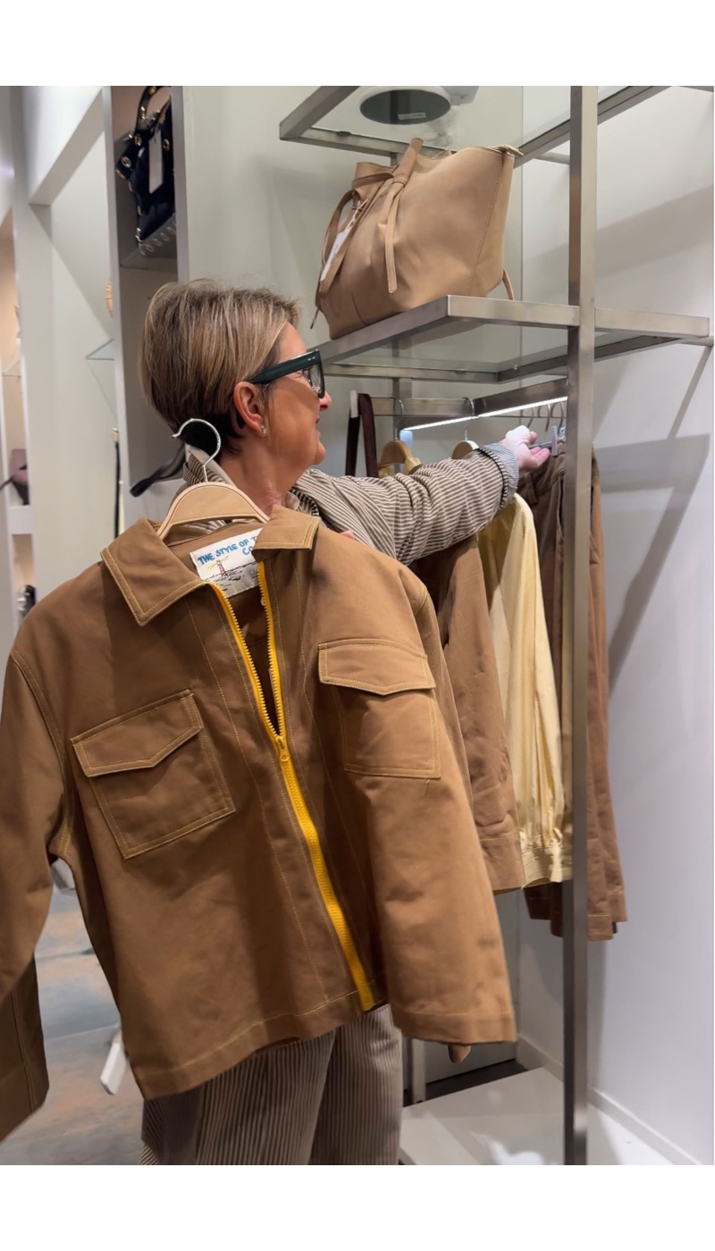 Veste Jaune Marron AMBRE