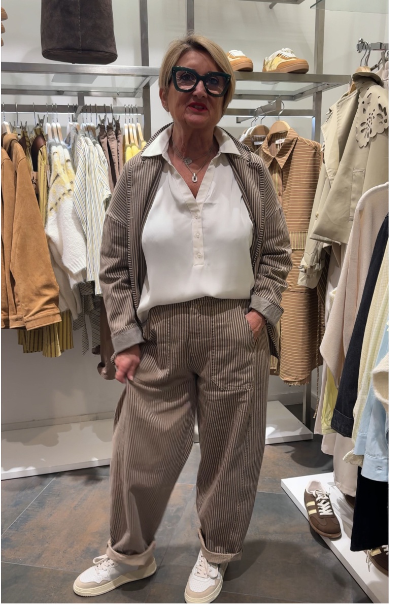 johanna toutoun RAYE BEIGE PANTALON FEMME