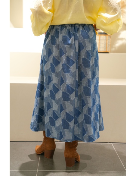 Jupe Patchwork Denim MAYA