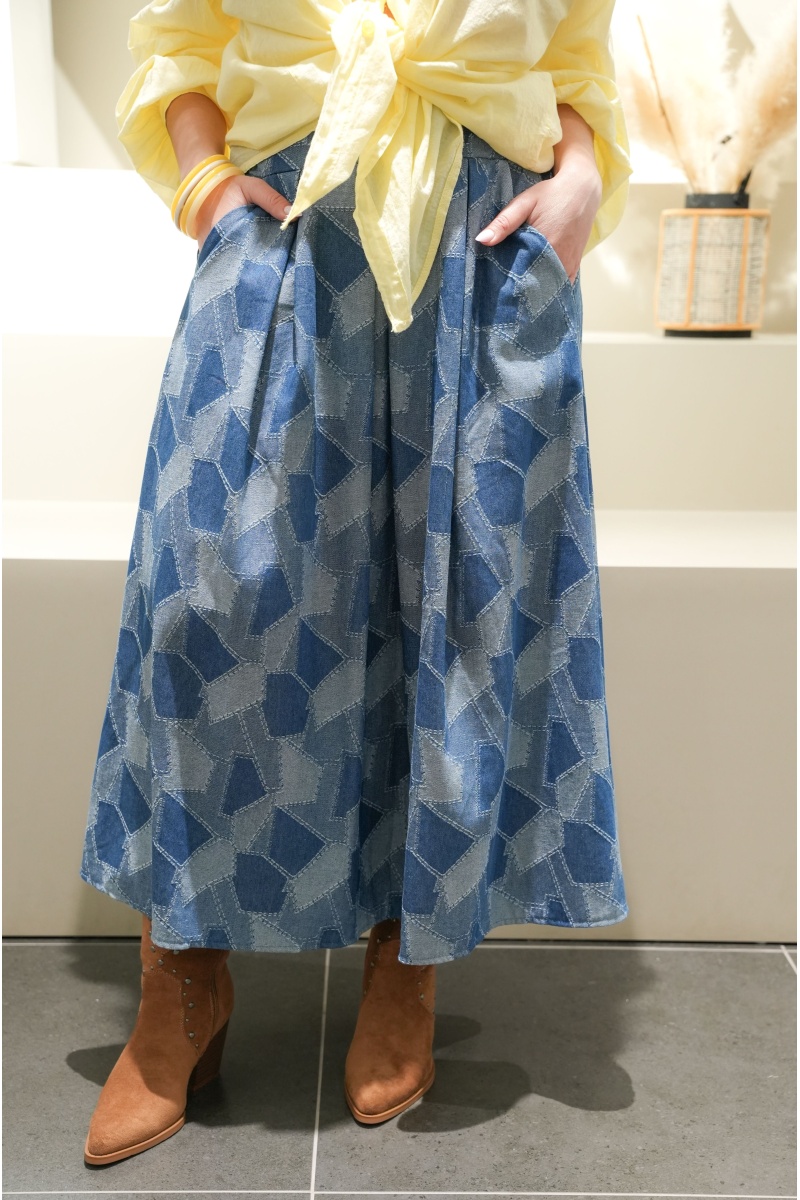 Jupe Patchwork Denim MAYA 2