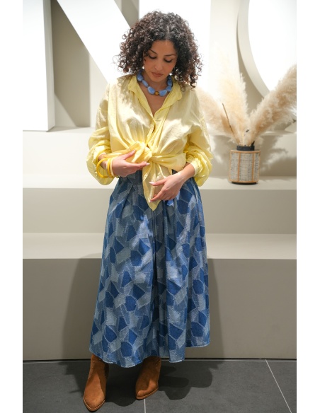 Jupe Patchwork Denim MAYA