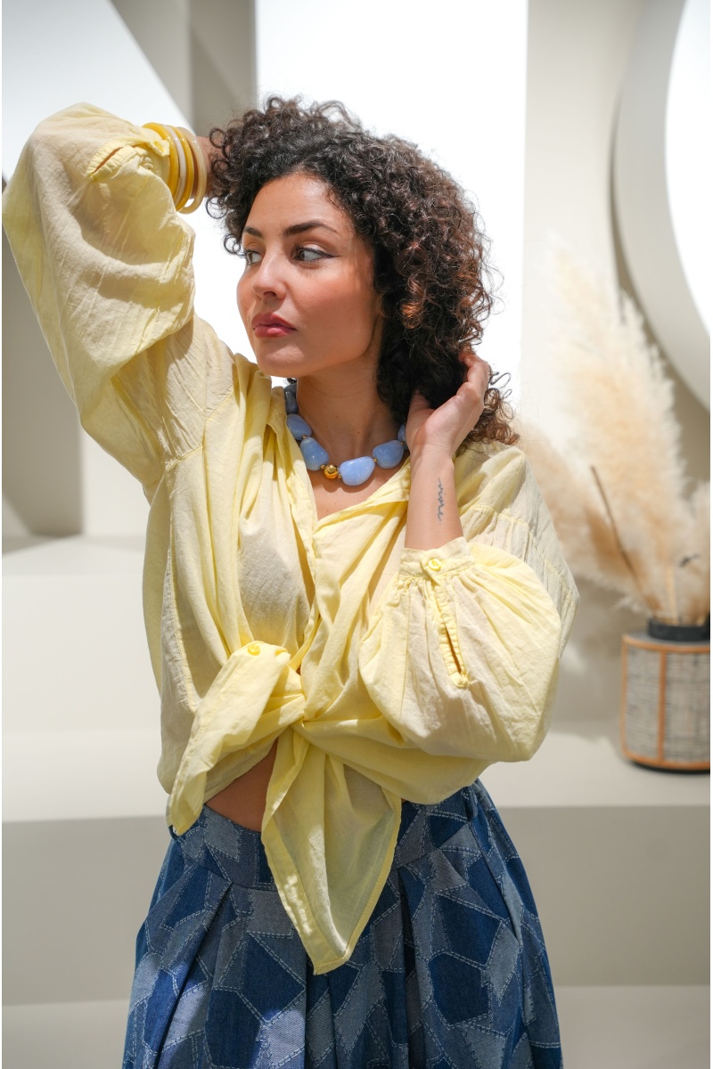 Chemisier Jaune Johanna LIKA 2