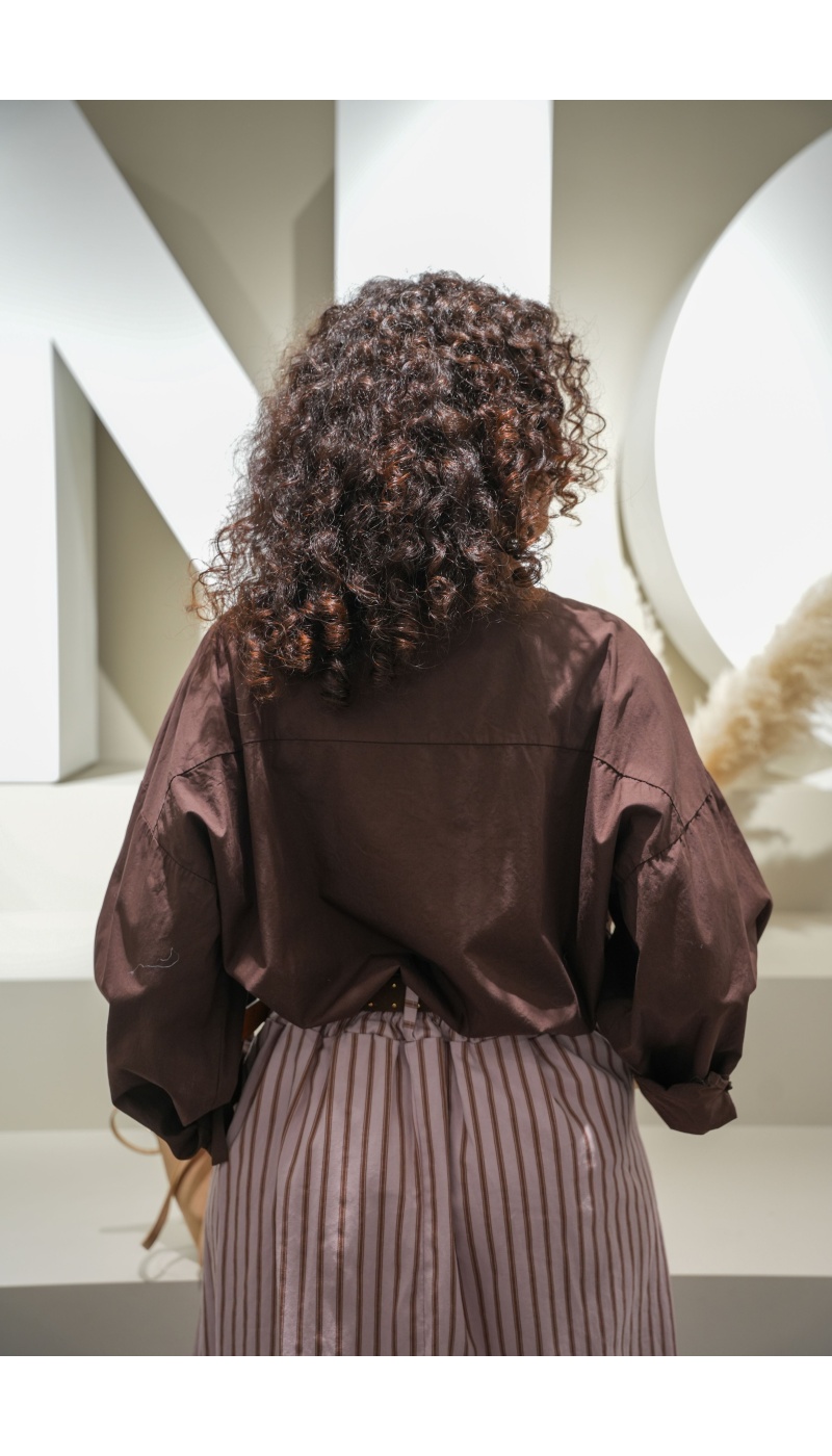 Chemisier Choco Noeud ONDINE