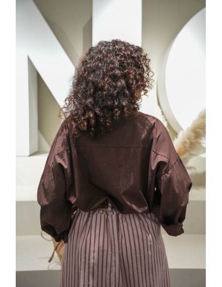 Chemisier Choco Noeud ONDINE