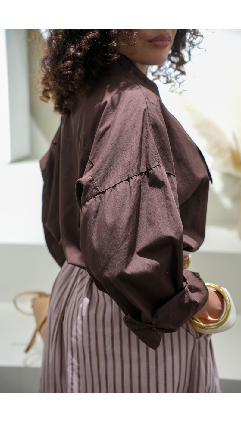 Chemisier Choco Noeud ONDINE