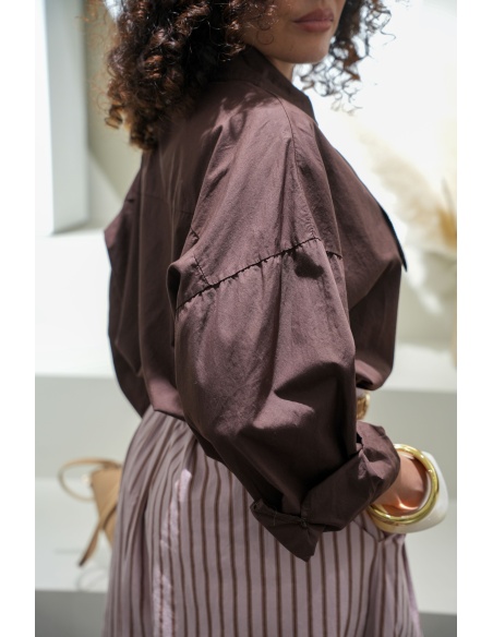 Chemisier Choco Noeud ONDINE