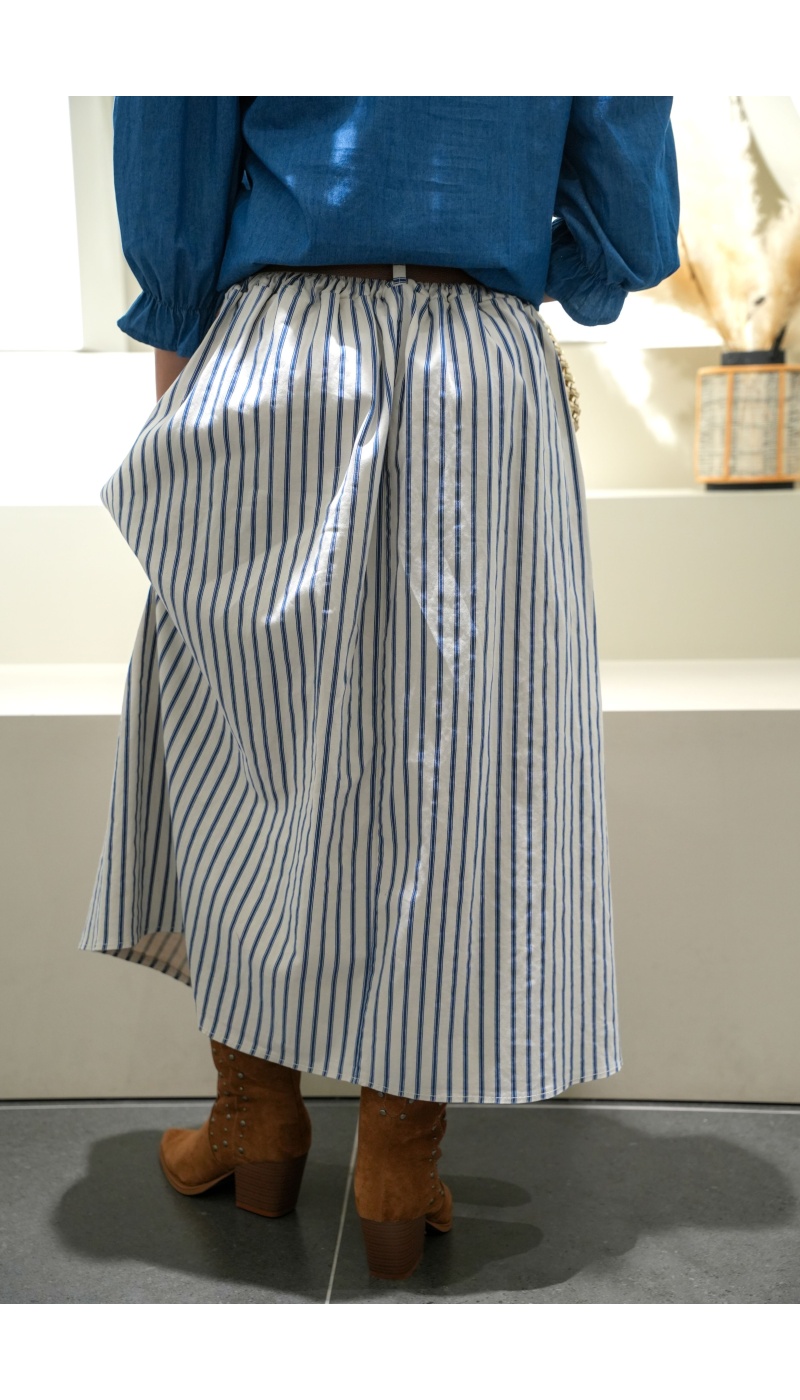 Jupe Rayée Bleue MAYA