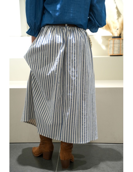 Jupe Rayée Bleue MAYA