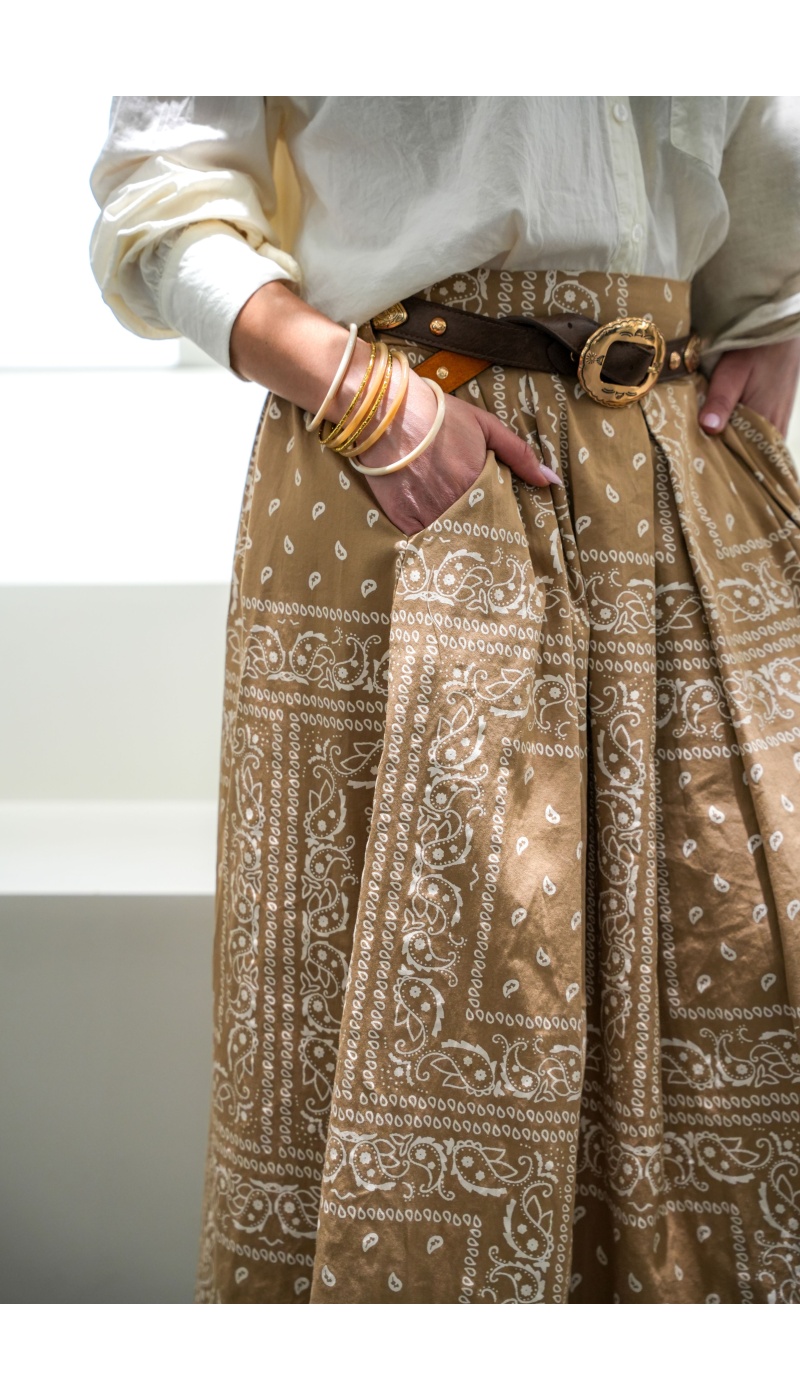 todami BANDAN BEIGE JUPES FEMME