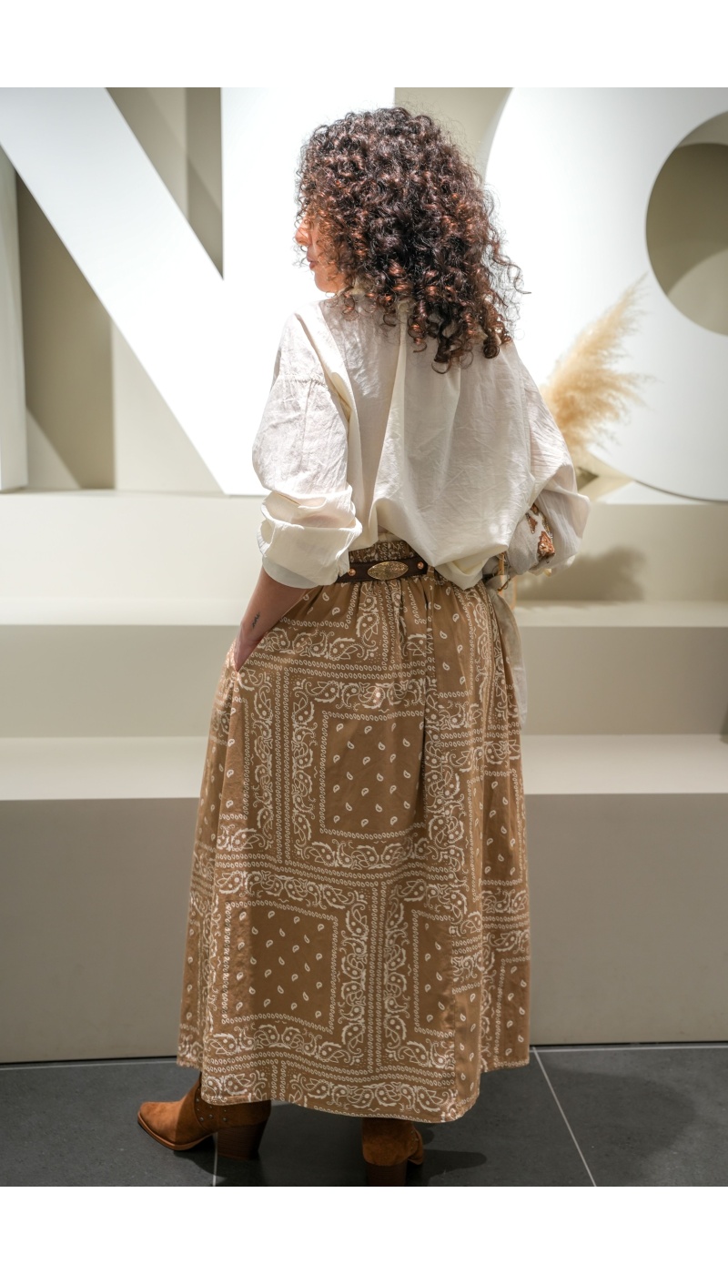 todami BANDAN BEIGE JUPES FEMME