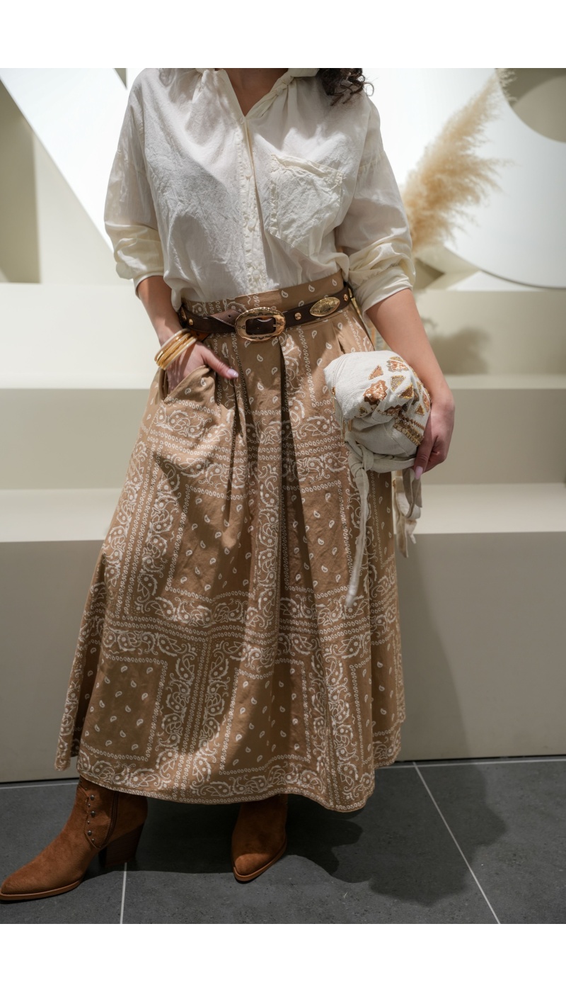 todami BANDAN BEIGE JUPES FEMME