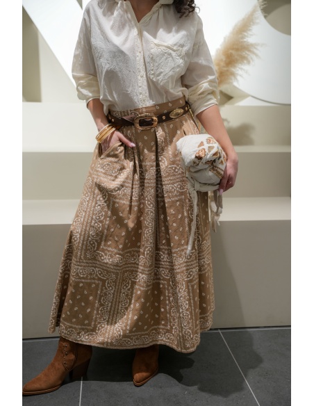 todami BANDAN BEIGE JUPES FEMME