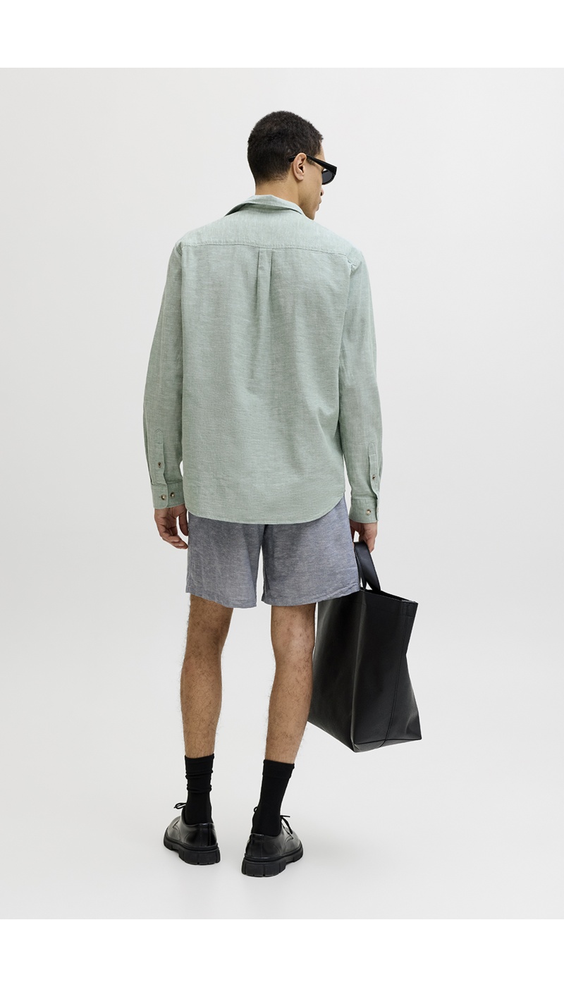 Chemise Lin Granite Green JJESUMMER