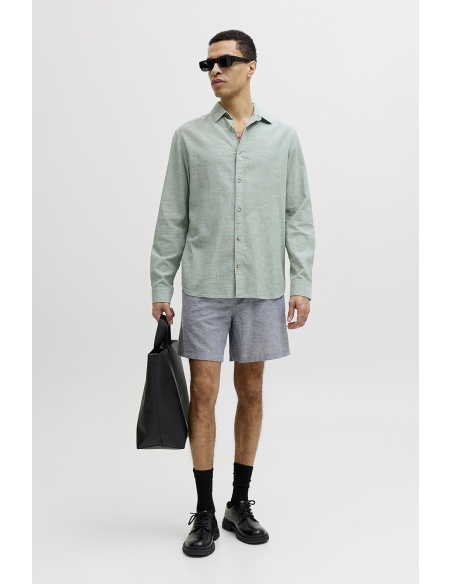 Chemise Lin Granite Green JJESUMMER