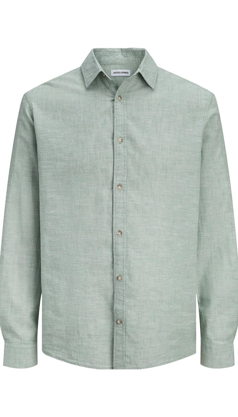 Chemise Lin Granite Green JJESUMMER
