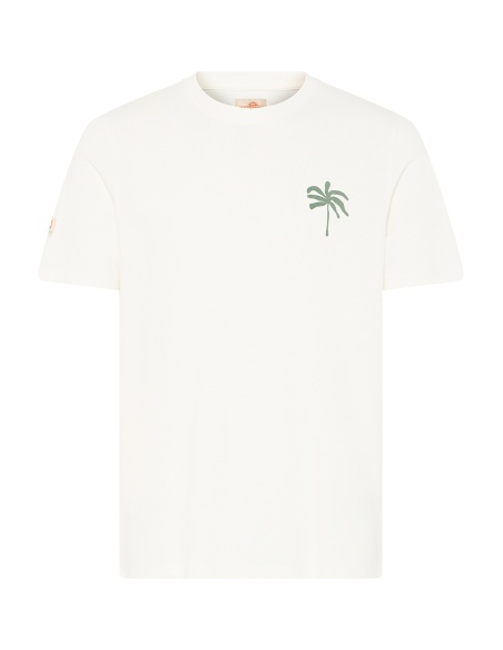 Tee Shirt Palmier Blanc BHSUN