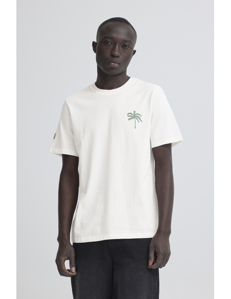 Tee Shirt Palmier Blanc BHSUN