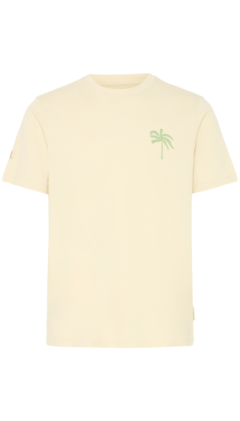 Tee Shirt Palmier Beige BHSUN