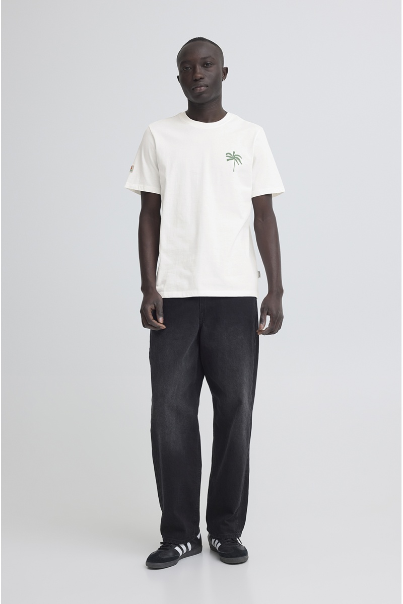Tee Shirt Palmier Blanc BHSUN